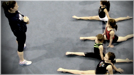 Gymnastics Class in Lexington, SC with Kids Stretching | Veronica Jordan
