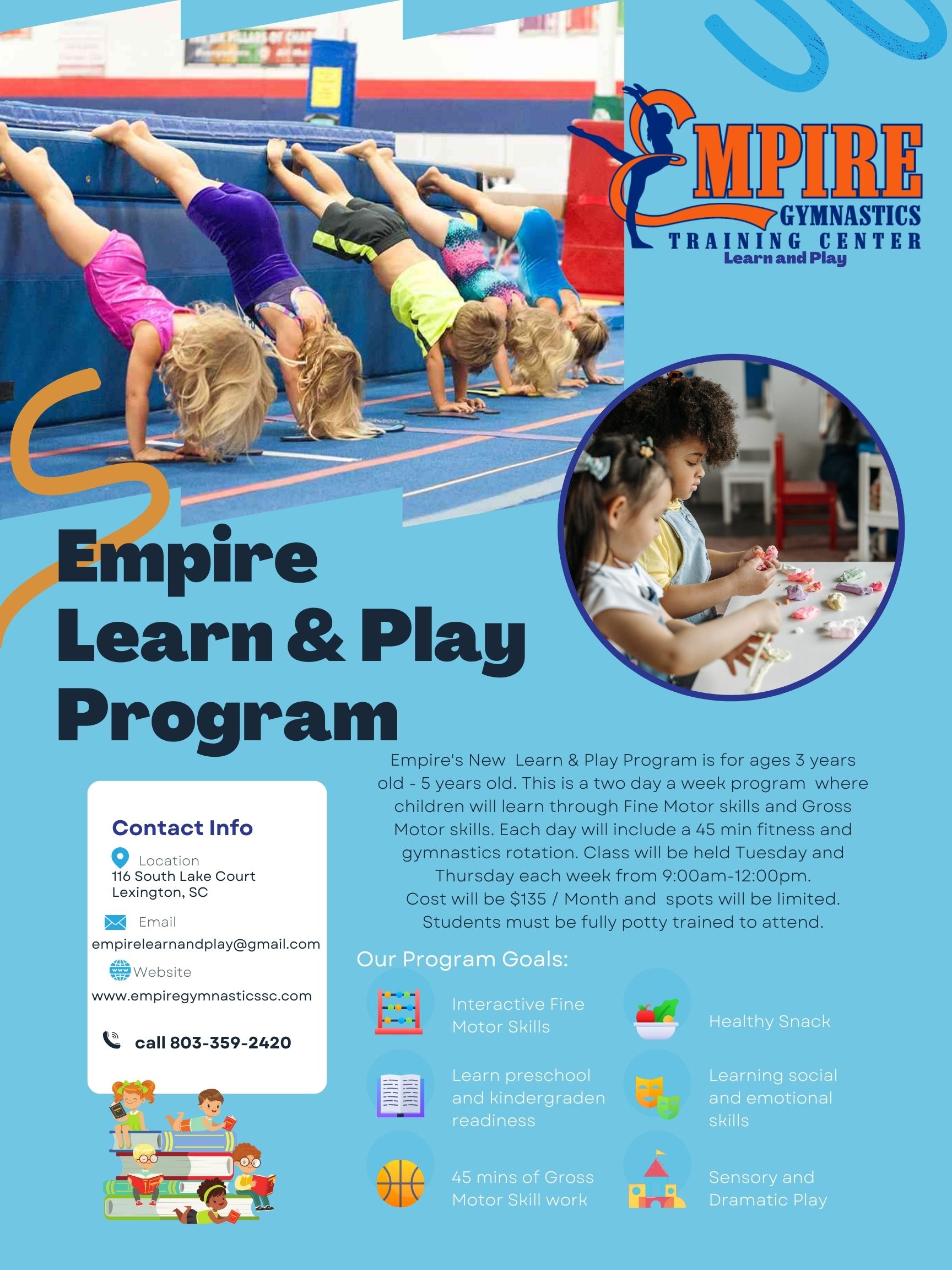 Learn and Play Flyer